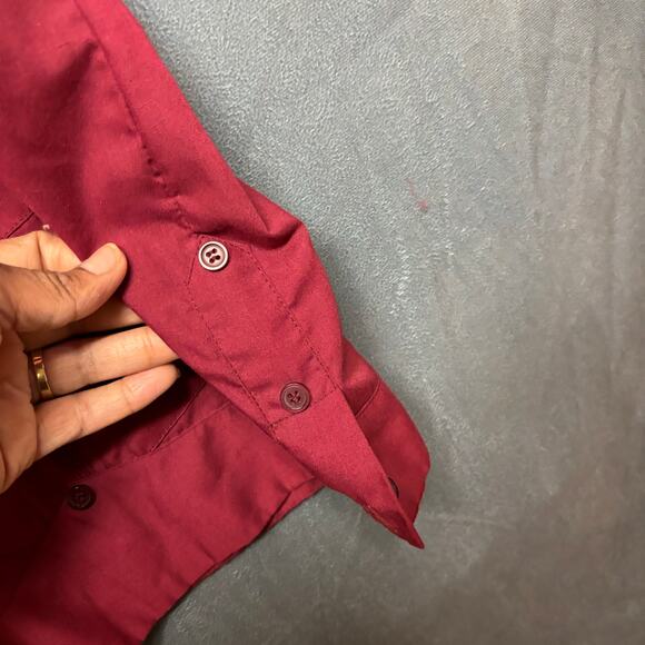 Yucatan Guayaberas Finas Shirt Mexico Made Mens 46 / US XL Embroider Button Down - Picture 9 of 15